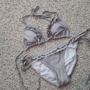 Silver bikini